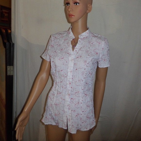 Fred David Short Sleeve Blouse - Picture 2 of 6